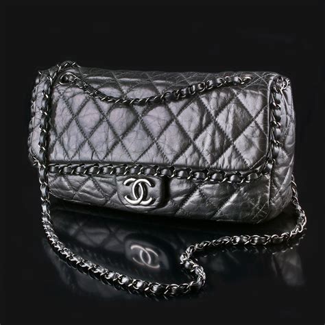 chanel round bag with chain|chanel bag second hand.